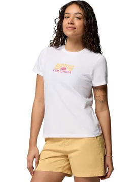 Camiseta manga corta de mujer Ruby Springs™ Graphic Fitted SS - Columbia - FashionsVida
