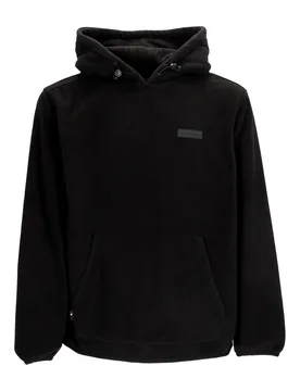 Felpa Cappuccio Uomo Basin Pullover Black - The Hundreds - FashionsVida