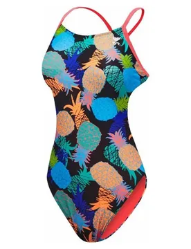 Panama Cut Out Fit Swimsuit Black / Multi UK 32 Women - TYR - FashionsVida