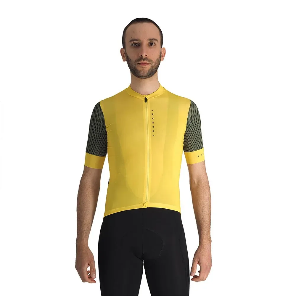 Maglia A Maniche Corte Peyresourde Yellow - Tsunami - FashionsVida