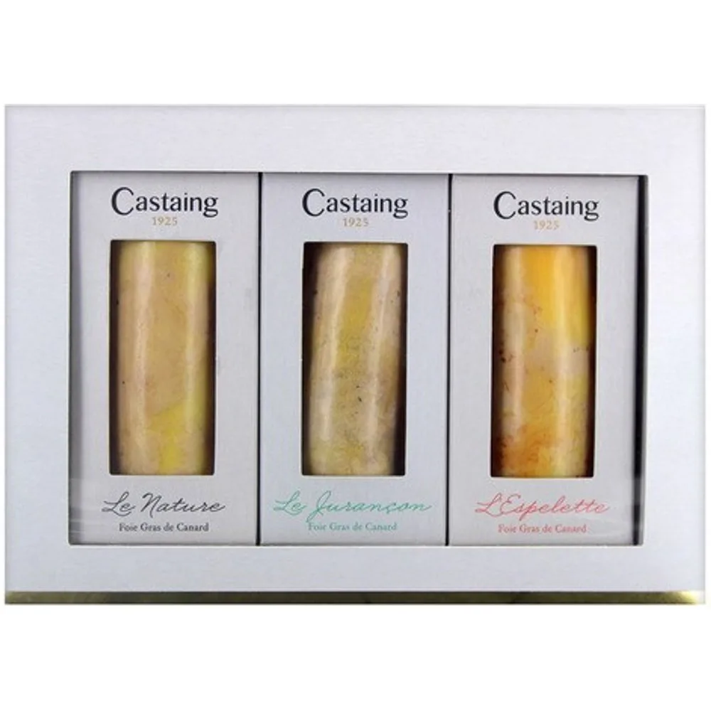 Estuche surtido de foie gras de pato - Castaing - FashionsVida