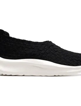 Baskets Sans Lacets Solevana Weave Black EU 37 1/2 - Clarks Shoes - FashionsVida