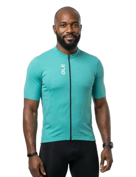 Maglia A Maniche Corte Pragma Color Block Turquoise - Ale - FashionsVida