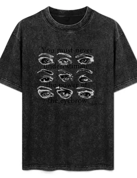 The power of the eyebrow T-Shirt Sporty Breathable Short Sleeve T-Shirt - Aliexpress - FashionsVida