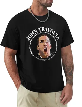 Nicolas Cage Stage Name Actor Filmmaker Coppola Received Many Awards Face Off Design White Cool Gif T-Shirt - Aliexpress - FashionsVida