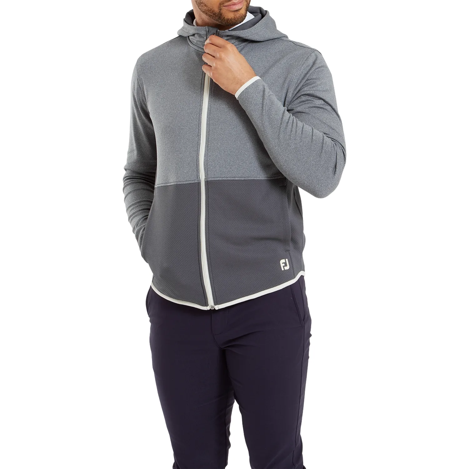 Jacke Thermoseries mit Kapuze, grau s - FootJoy - FashionsVida