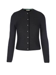 Trachten Strickjacke Aloisia schwarz XXL Damen