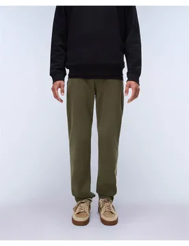 Pantaloni Chino Puyo Olive Night 31 - Napapijri - FashionsVida