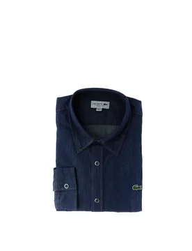 Camicia in jeans BLU SCURO 42 - Lacoste - FashionsVida