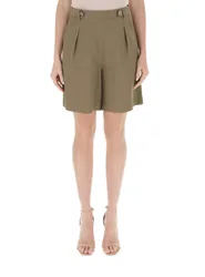 Bermuda con pinces LIU JEANS VERDE 42