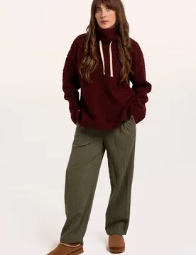 Women's Whitebeam Trouser in Khaki Size: 10 - Khaki - Size: 10 - Brakeburn - FashionsVida
