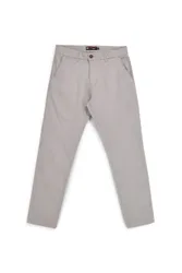Pantaloni grigio chiaro in cotone MAPW003S24 56