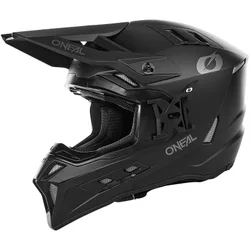 Casco Moto Cross Enduro EX-SRS SOLID Nero Opaco taglia 2XL