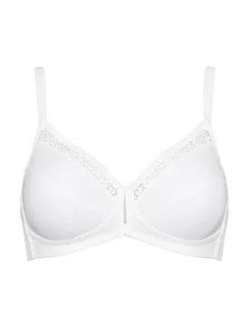BH ohne Bügel COTTON BEAUTY N white weiss 100D Damen - Triumph - FashionsVida
