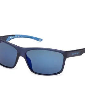 Occhiali Da Sole Polarizzati Se00158 Matte Blue Smoke/CAT3 - Skechers - FashionsVida