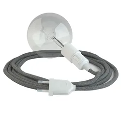 Cables Suspension Luminaire Rn02 3 M Grey / White One Size