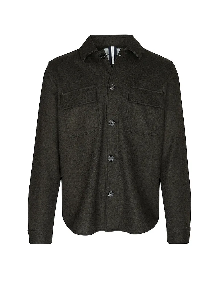 Profuomo Overshirt oliva XXL - Profuomo - FashionsVida