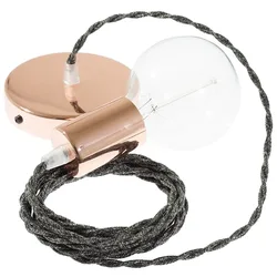 Cables Suspension Luminaire Tn03 1 M Diy Anthracite / Copper One Size