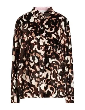 Hemd Damen Braun 3 Damen - forte_forte - FashionsVida