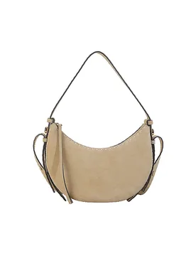 Borsa in pelle - Hobo Bag ROMY Small crema - Tory burch - FashionsVida