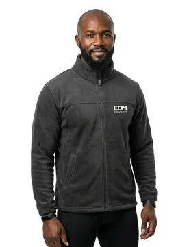 Veste Polar Fleece 280g/m² Black L - Edm - FashionsVida