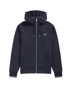 Sudadera con cremallera azul oscuro XXL - Fred perry - FashionsVida