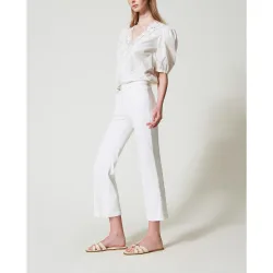 Pantalones cropped de mujer de bull