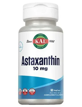 Capsule Astaxanthin 10mg Antioxidant 60 Unità - KAL - FashionsVida