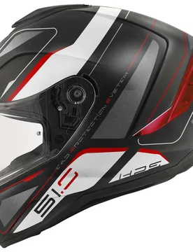 Casco Moto Integrale 51.0 Ghost Nero Titanum Rosso taglia XS - GIVI - FashionsVida