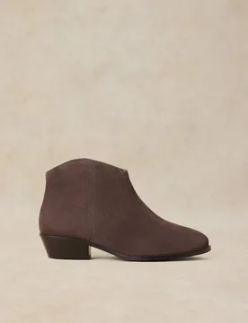 Wide Fit Suede Ankle Boots Grey female - White stuff - FashionsVida