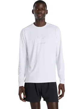 T-shirt à Manches Longues Reflective White L - New Balance - FashionsVida