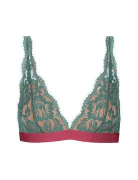 Reggiseno senza ferretto Triangle BH POETRY VOGUE beau deluxe rosso scuro XS - Mey - FashionsVida
