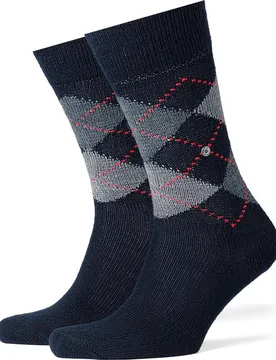 Calcetines de hombre cortos azul - Burlington - FashionsVida