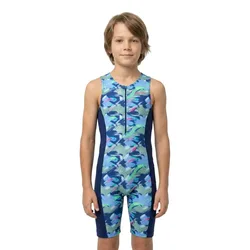 Triathlon Senza Maniche Tri Adventure Navy 10-12 Anni