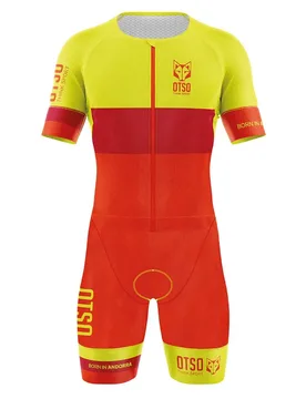 Foc Short Sleeve Trisuit Multicolour M Men - OTSO - FashionsVida