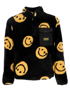 Orsetto Uomo All Over Print Jacket X Smiley Black - MARKET - FashionsVida
