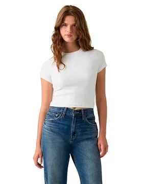 T-shirt à Manches Courtes Essential Baby Bright White S - Levi´s ® - FashionsVida