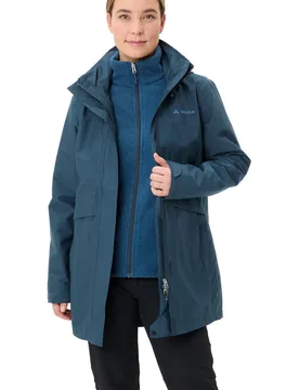 Idris 3in1 chaqueta outdoor mujer Azul (48) - VAUDE - FashionsVida