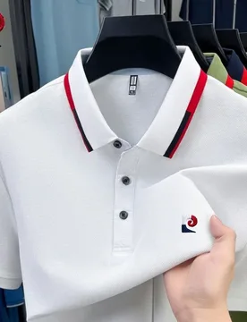 New Summer High-Quality 100% Pure Cotton Short-Sleeved Polo Shirt for Men, Fashionable, Casual and Comfortable T-Shirt Top - Aliexpress - FashionsVida