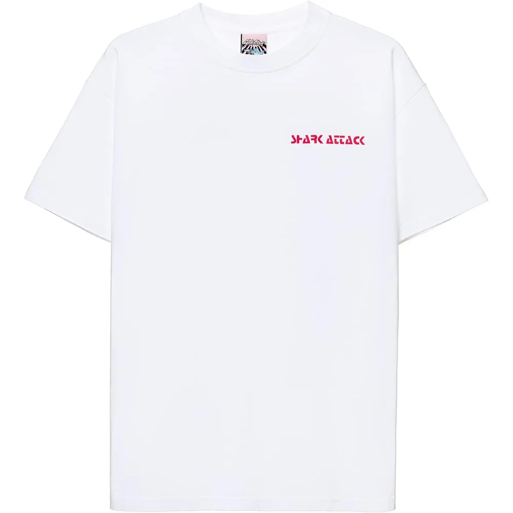 Basic camiseta ciclismo hombre Blanco - Shark Attack - FashionsVida