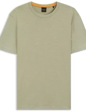 T-shirt à Manches Courtes Tegood 10240843 Orange Open Green 2XL - BOSS - FashionsVida