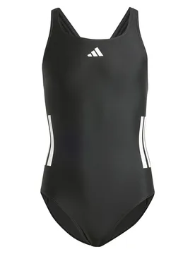 Stripes C Back Swimsuit Black / White 7-8 Years Girls - Adidas - FashionsVida