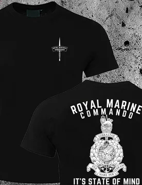 Royal Marine Commando British Army Special Force T-Shirt Short Sleeve Casual 100% Cotton Shirt - Aliexpress - FashionsVida