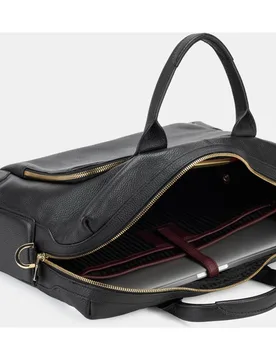 Portadocumentos de mujer de piel - Scharlau - FashionsVida