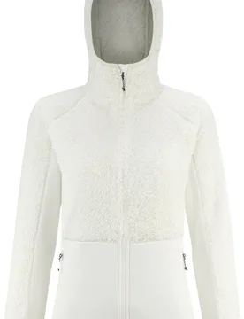 Polaire stretch - Chamonix Highloft Hoodie W Foggy Dew - Taille M - Blanc - Millet - FashionsVida