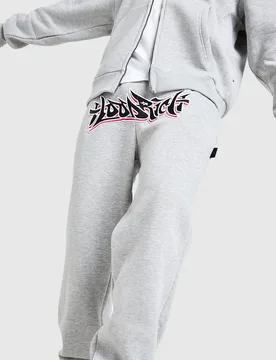 Mens Pantaloni della tuta Graffiti - Grigio, grigio grigio Uomo taglia S - Hoodrich - FashionsVida