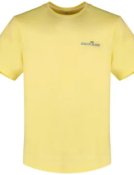 Jeans Maglietta A Maniche Corte West Coast Hotel Regular Fit Yellow Field 2XL - Guess - FashionsVida