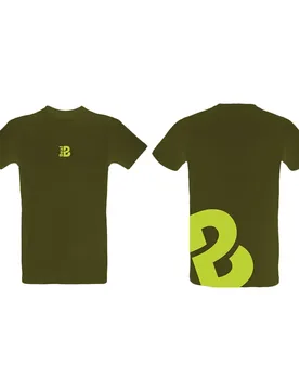 T-shirt à Manches Courtes Khaki S ,Femme - Beal - FashionsVida