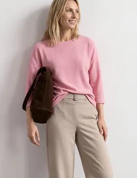 Arm Shirt in Strick-Optik female Rosa - Street One - FashionsVida