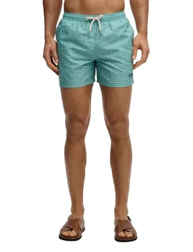 Pantaloncino Da Bagno Premium Printed 15 Mini Flora Green 2XL - Superdry - FashionsVida